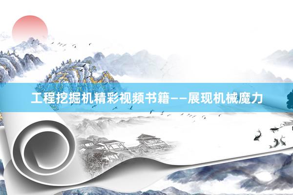 工程挖掘机精彩视频书籍——展现机械魔力